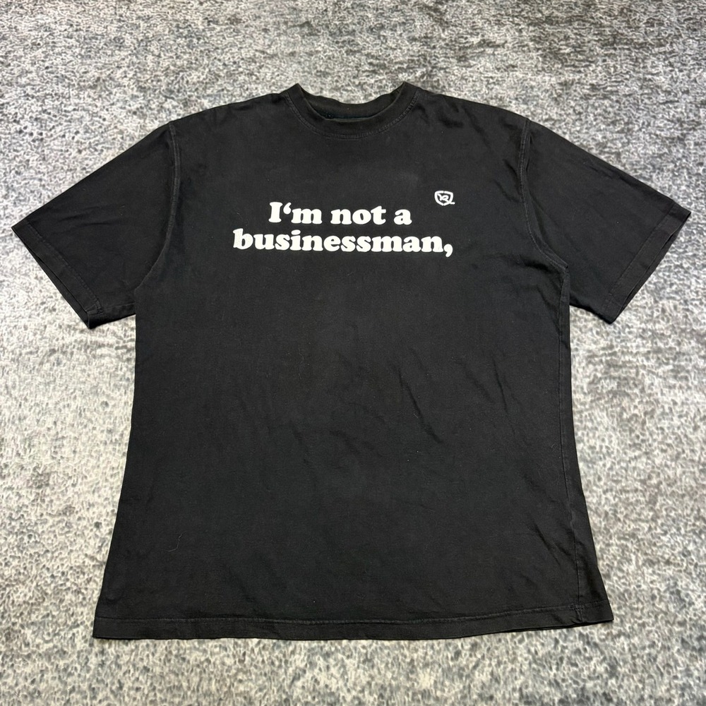 VTG Rocawear "I'm Not A Businessman" T Shirt Mens XXL Black Jay-Z Y2K